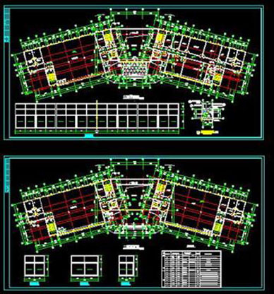Garden flower shelf 2 Cad block and details download